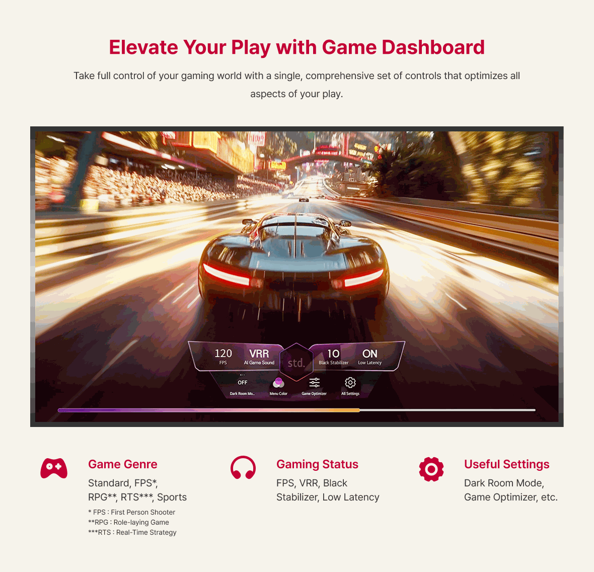 Game Dashboard & Optimizer